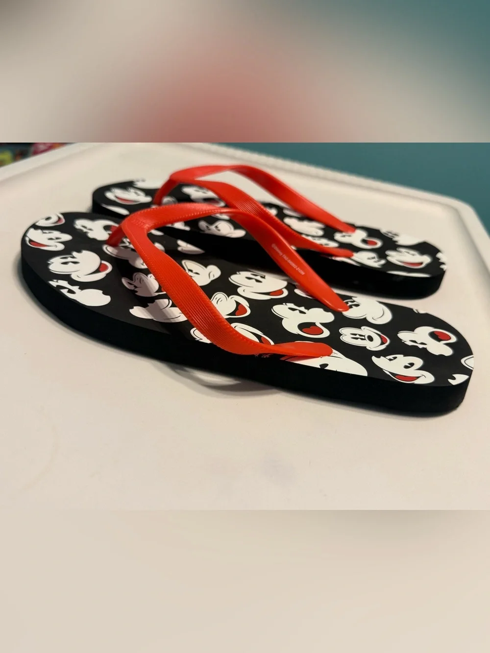 Disney Parks Mickey Mouse Flip Flops